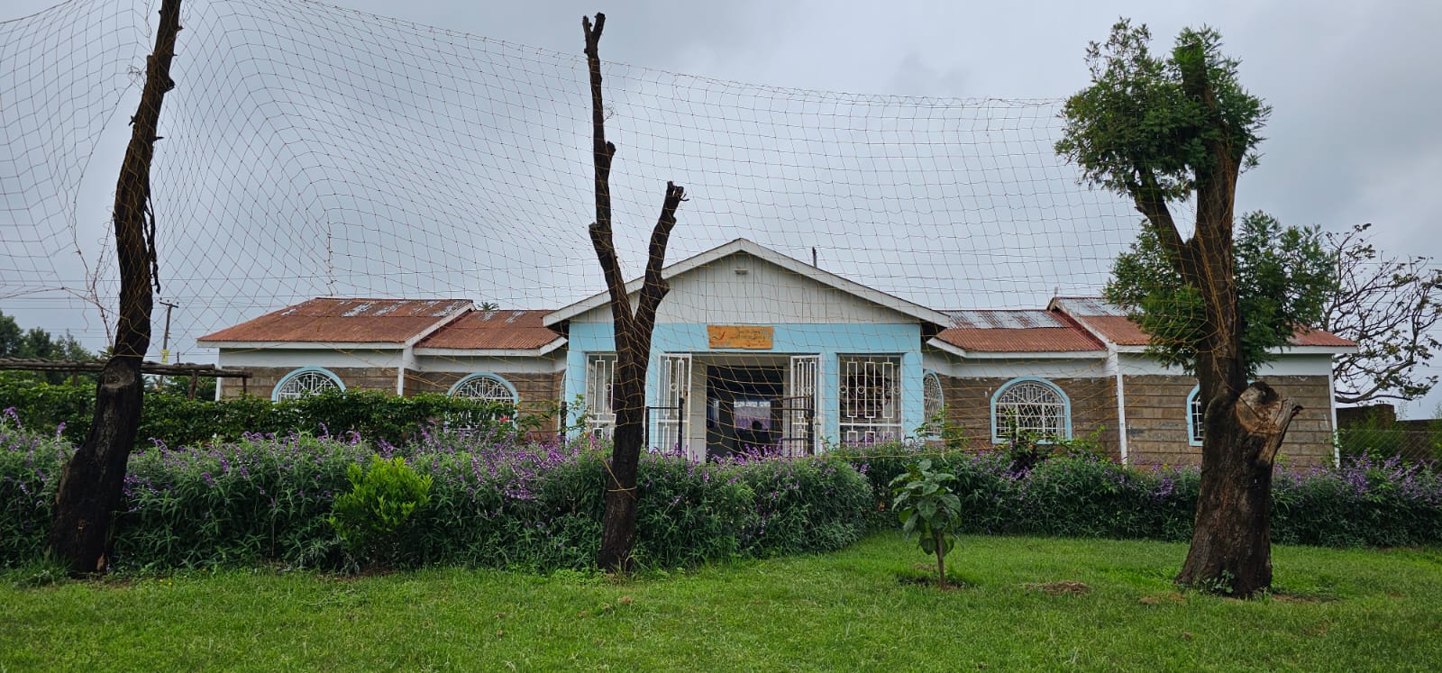 Front view of the college